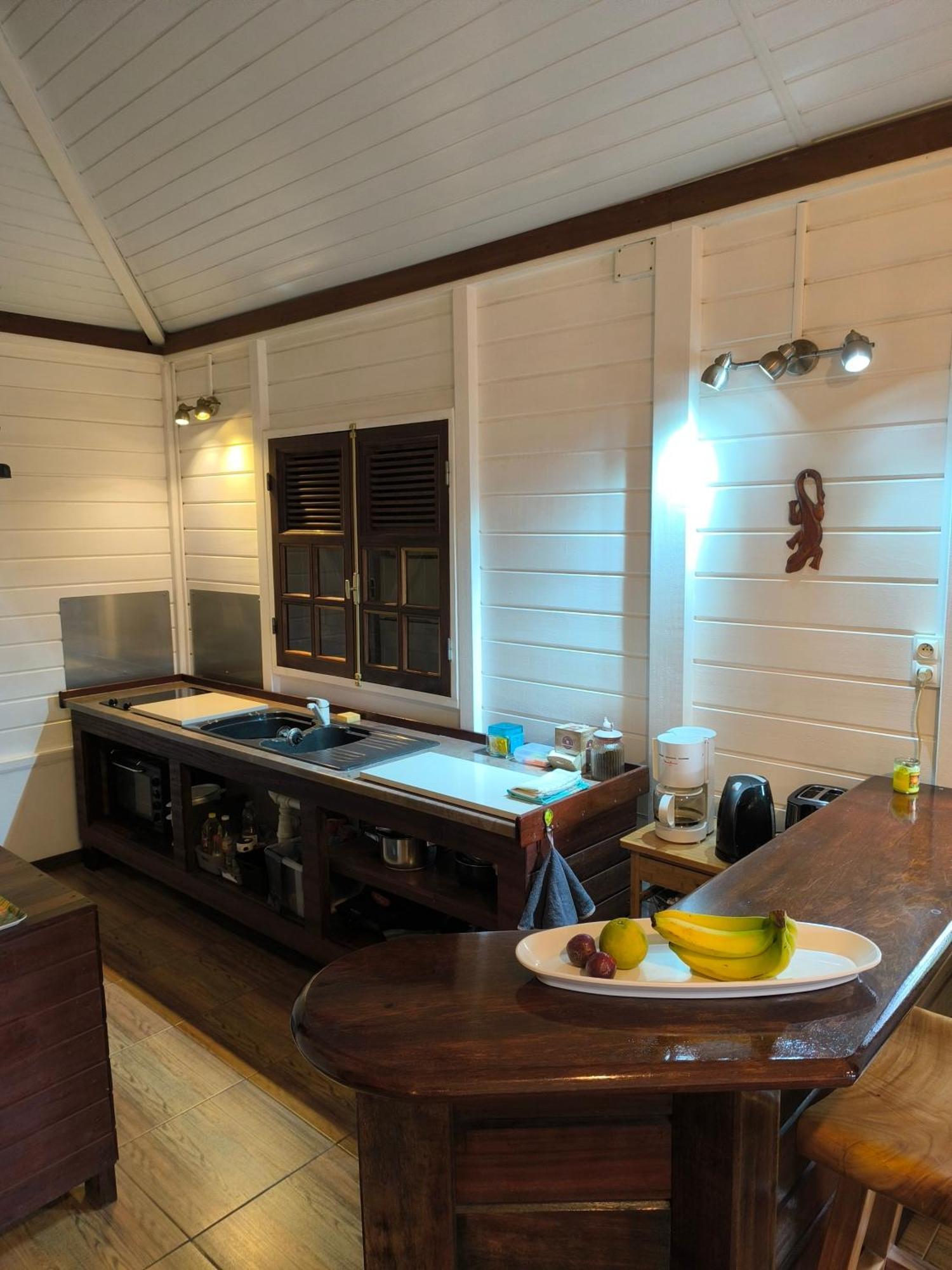 Studio Brazilia Bois Et Nature, Terrasse Avec Vue Sur Les Pitons Le Robert Dış mekan fotoğraf